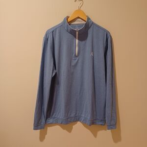Rhoback Light Blue Quarter-Zip Sweatshirt
